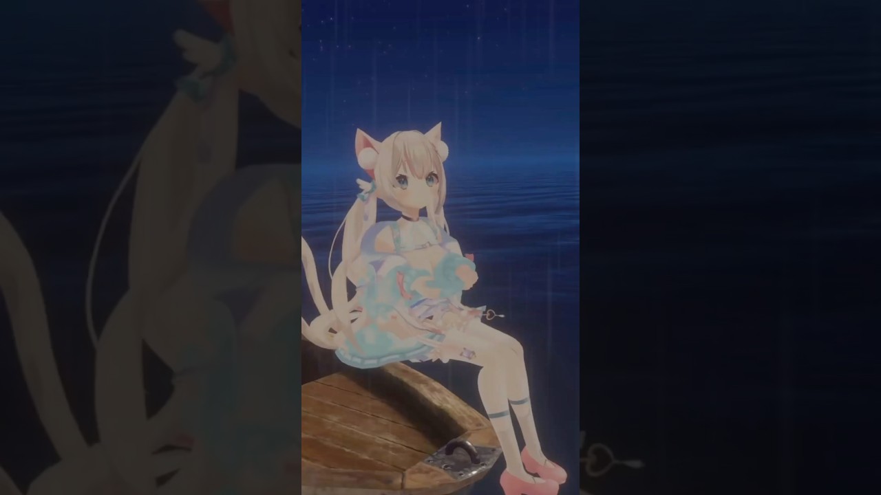 【びしょ濡れ///】夜の踊り子#vtuber #dance #shorts #サカナクション
