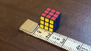 Solving a 1-centimeter Rubik's Cube