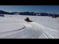 Alpine, Wyoming: Cross Country Ski Groomer, Argo pulling a Tidd Tech Groomer Illustrated