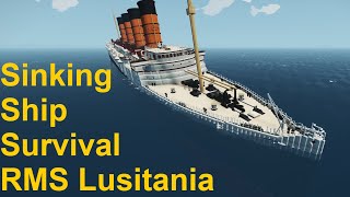 RMS Lusitania Sinking Ship Survival | 500 Subscribers Special