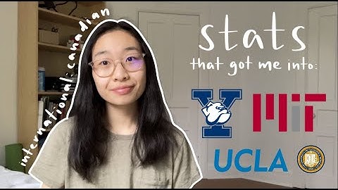How I Got Into MIT, Yale, UCs as an International Student!