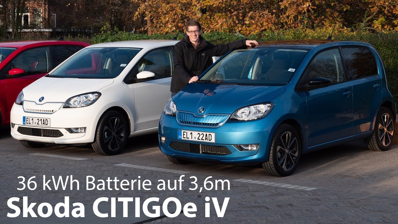 Skoda Citigoe Iv Test 36 Kwh Batterie Eingepfercht Im Kleinstwagen Autophorie Youtube