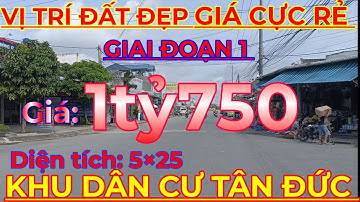 Đất nền đẹp giá cả hợp lý tại KDC Tân Đức