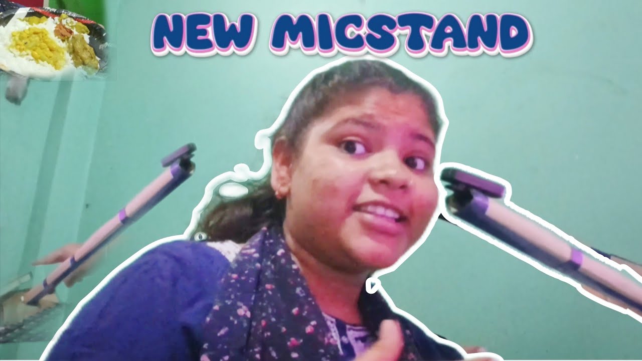 Maine banaya new micstand 🤪