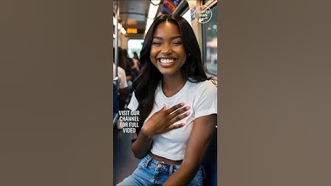More Beautiful Women Smiling on Public Transport - Music Video Clip #aiwomen