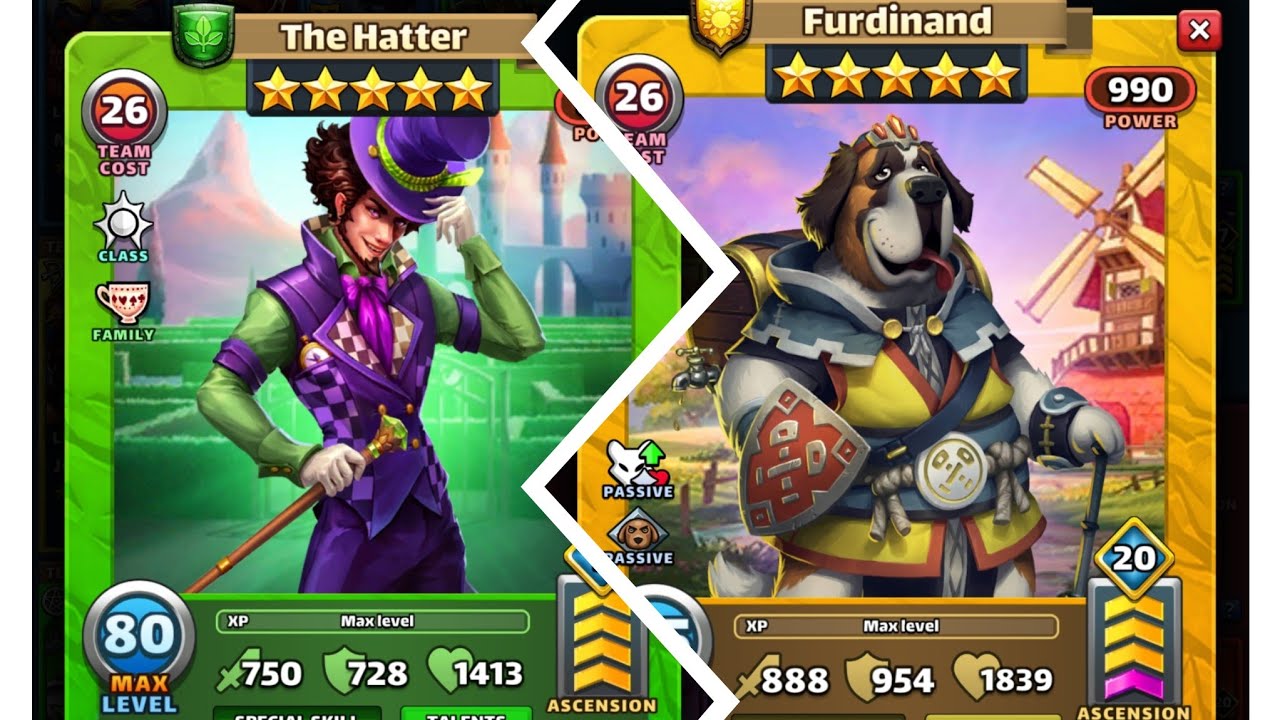 Mad Hatter vs The Mighty Pets. Empires and Puzzles. YouTube