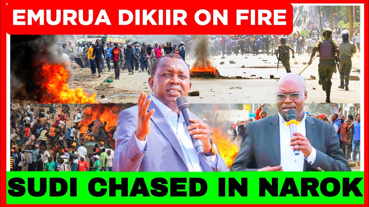 Kimeumana! UDA MP Oscar Sudi Chased in Emurua Dikiir after Death of Johanna Ngeno Plane crash