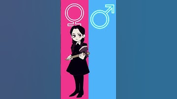 Thumbnail of Addams Family characters gender swap #shorts #addamsfamily