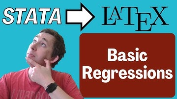 Export Formatted Latex Regression Tables Directly from Stata