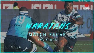 Match re-cap: Bulls v NSW Waratahs