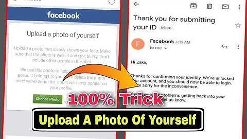 How To Fix Upload A Photo Of Yourself Problem 2021| Facebook Upload A Photo Of Yourself Account Back