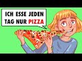 Ich Esse Pizza Zum Frühstück, Mittagessen und Abendessen