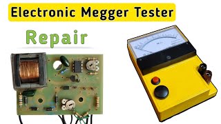 Electronic Megger Tester Repair || Insulation Tester Repair