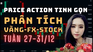 ✅ Phân Tích VÀNG-FOREX-STOCK Tuần 27-31/12 Theo Phương Pháp Price Action Tinh Gọn | TraderViet