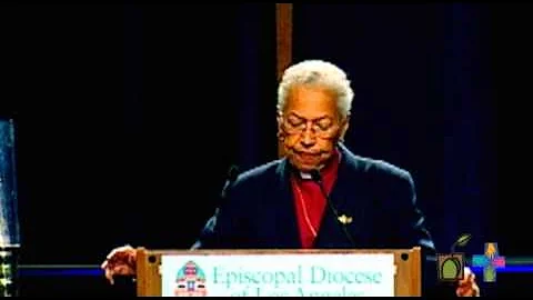 Bishop Barbara Harris gives Margaret Parker Memori...