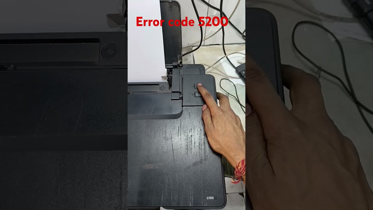 Canon G1010 Error Code 5200 Problem Solve
