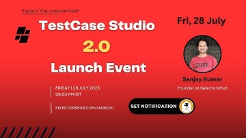 TestCase Studio 2.0 Launch Event | Expect the Unexpected #Innovation