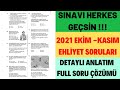 2021 EKİM EHLİYET SORULARI / EHLİYET SINAV SORULARI 2021/EHLİYET ÇIKMIŞ SORULAR 2021