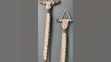 Unique Macrame Wall Hanging / Tutorial Coming #shorts