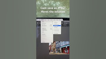 Cant save image as jpeg in photoshop solution