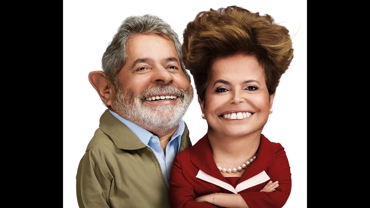 Resultado de imagem para caricaturas dilma e lula