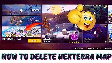 HOW TO DELETE NEXTERRA MAP 🤩 ONLY 0.001% PLAYER KNOW ABOUT THIS
