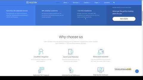 Hostry - Web Hosting Bootstrap 4 Template vps hosting cloud hosting