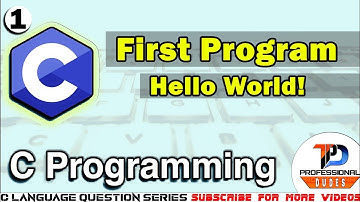 print your first message on console screen || c language || beginner level first Code