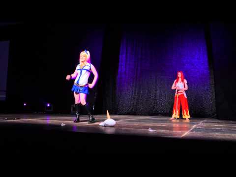 Erza Scarlet and Lucy Heartfilia - "Fairy Tail" Duo performance [UniCon 2015] Riga
