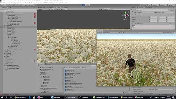 Unity. Bending Grass. Vegetation Studio