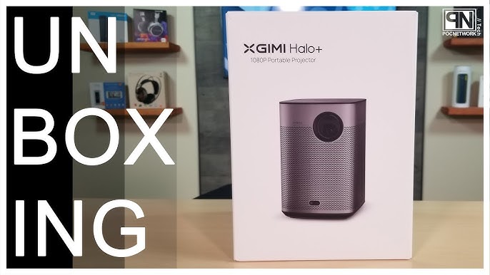 XGIMI Halo Review. An AWESOME 1080p Portable Projector! - YouTube