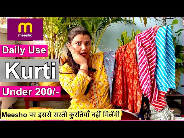 Details more than 139 daily use kurti under 200 latest