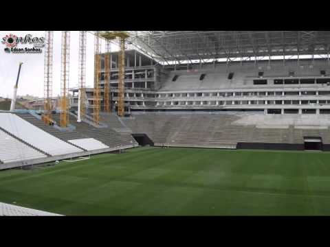 ARENA CORINTHIANS 17 DE NOVEMBRO DE 2013 COSTURA DO GRAMADO E ENTORNO