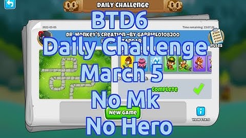 BTD6 Daily Challenge | Dr. Monkey