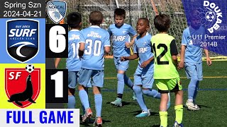 Bay Area Surf 14B Pre-MLS 6-1 SF Seals 13B Black | NorCal U11 Premier | 2024-04-21 | FG by DouKaBa 263 views 3 weeks ago 41 minutes