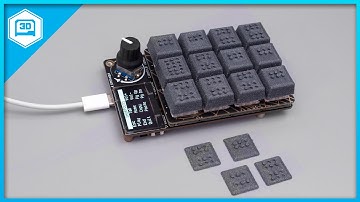 MacroPad Braille Keycaps #3DPrinting #Adafruit