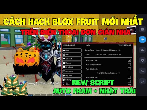 Cách Hack Roblox VNG Blox Fruit Trên Điện Thoại iOS và PC | Script Mới Siêu Vip Auto Farm Fix Lỗi | Cập Nhật Mới Nhất