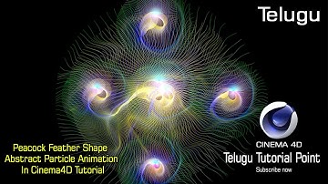 Peacock Feather  Shape Abstract Particle Animation Tutorial | In Cinema4D 2020