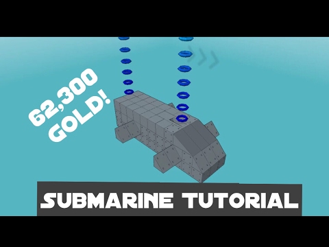 How To Build A Little Submarine - simple submarine in build a boat for treasure roblox