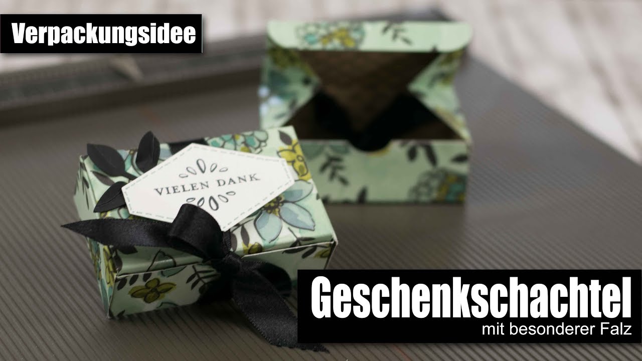 Kleine Geschenkschachtel | Simply Scored Falzbrett | Stampin' Up!