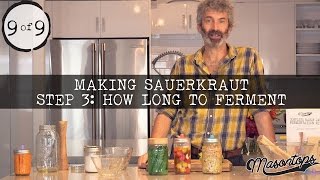 (9 of 9) Sandor Katz  How to Make Sauerkraut: How Long to Ferment?