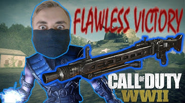 FLAWLESS VICTORY! MG42 Best Class Setup! (COD WW2 gameplay)