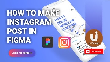 How to make instagram post in figma | Figma 2021 | Instagrma post just 10 minutes
