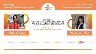 Ep 51  - Esther Ijiwade, HACCP Coordinator at Sofina Foods Inc