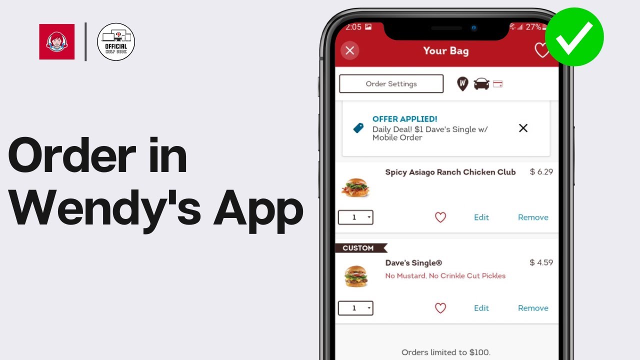 How to Order in Wendy's App? (Complete Guide) - YouTube