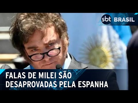 Video espanha-ameaca-romper-relacoes-com-a-argentina-apos-falas-de-milei-sbt-brasil-20-05-24