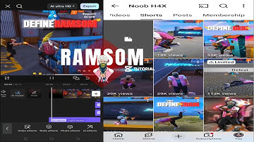 NEW 2025 EDIT TUTORIAL FOR RAMSOM AND OTHER EDIT WATCH FULL TUTORIAL 🙃 NH4X EDIT