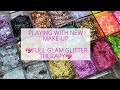 Glittery Holiday Glam Transformation + Relaxing Music| Using LHLA Spacecase Pro - Palette 'Remixed'