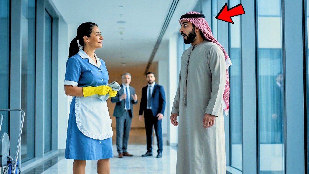 EL MILLONARIO LE HABLÓ EN ÁRABE A LA LIMPIADORA… PERO SU RESPUESTA SORPRENDIÓ A TODOS