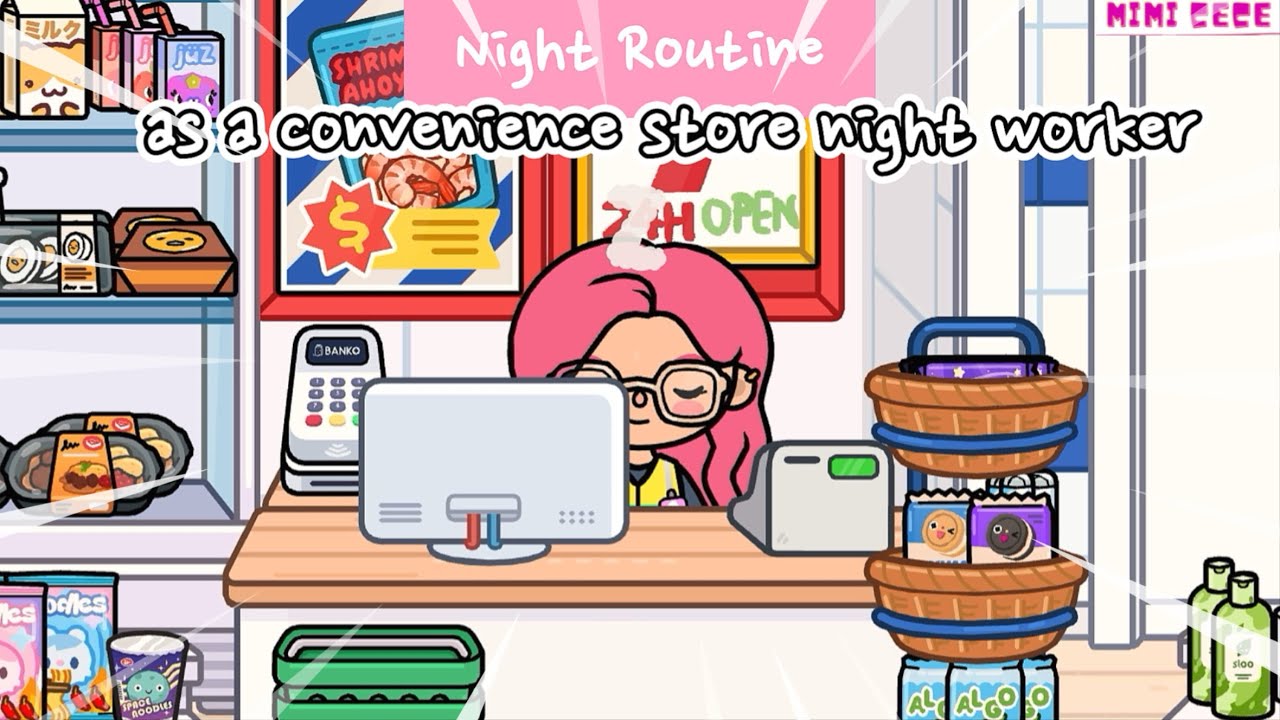 КАКОЙ РАСПИСАНИЕ НОЧНОЙ СМЕНЫ У СОТРУДНИКОВ МАГАЗИНА У МАГАЗИНА?! 💤🌙